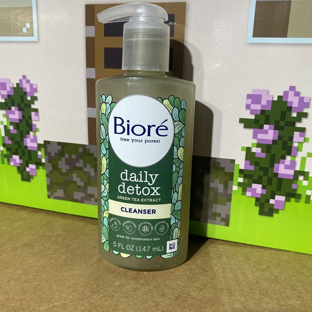 Biore Cleanser Daily Detox w/Green Tea Extract 5 fl oz
